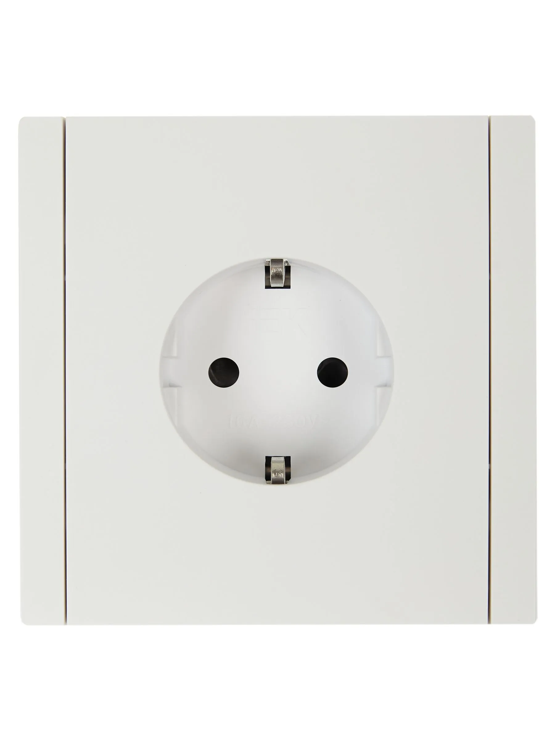 FORTE&PIANO Розетка 1-местная с заземлением с защитными шторками винтовое крепление 16А FP215 белый IEK - Фото 5
