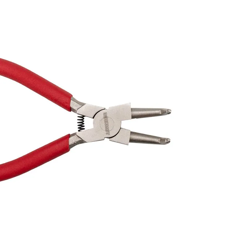 Щипцы для стопорных колец загнутый сжим 160мм, обливные рукоятки REXANT - Фото 3