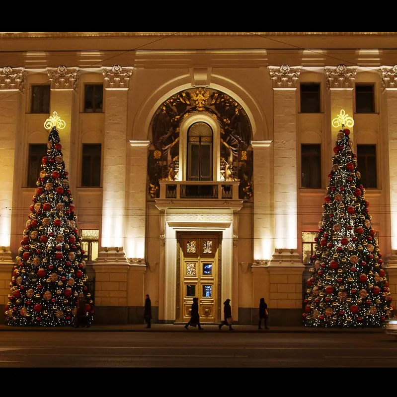 Елочная фигура Шар 20 см, цвет красный матовый - Фото 2