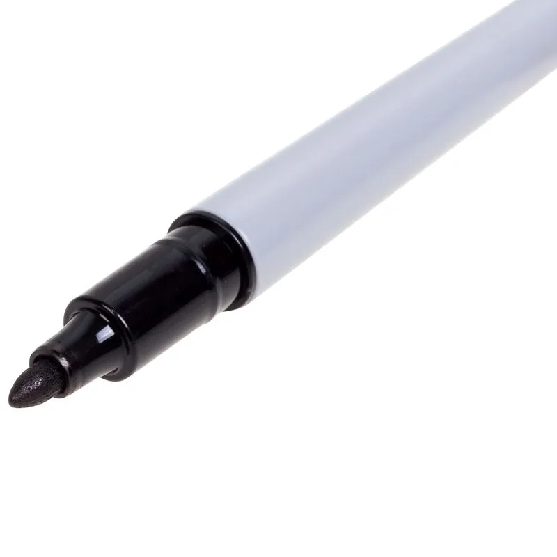 Маркер перманентный Multi Marker Slim 2мм, черный, пулевидный Crown - Фото 5