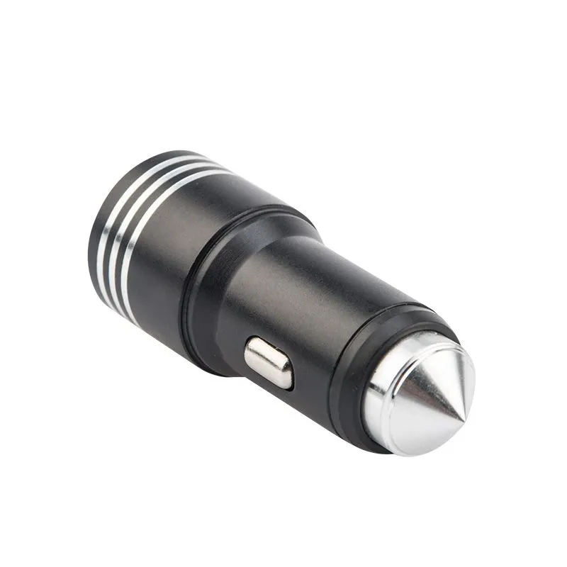 Автозарядка в прикуриватель 2хUSB с молотком (АЗУ) (1000+2100 mA) черная REXANT - Фото 4