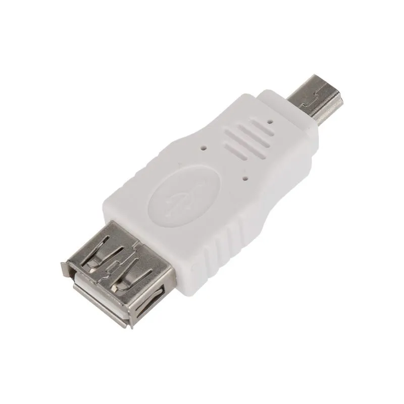 Переходник USB PROconnect, гнездо USB-A - штекер mini USB 5pin, 1 шт., пакет БОПП