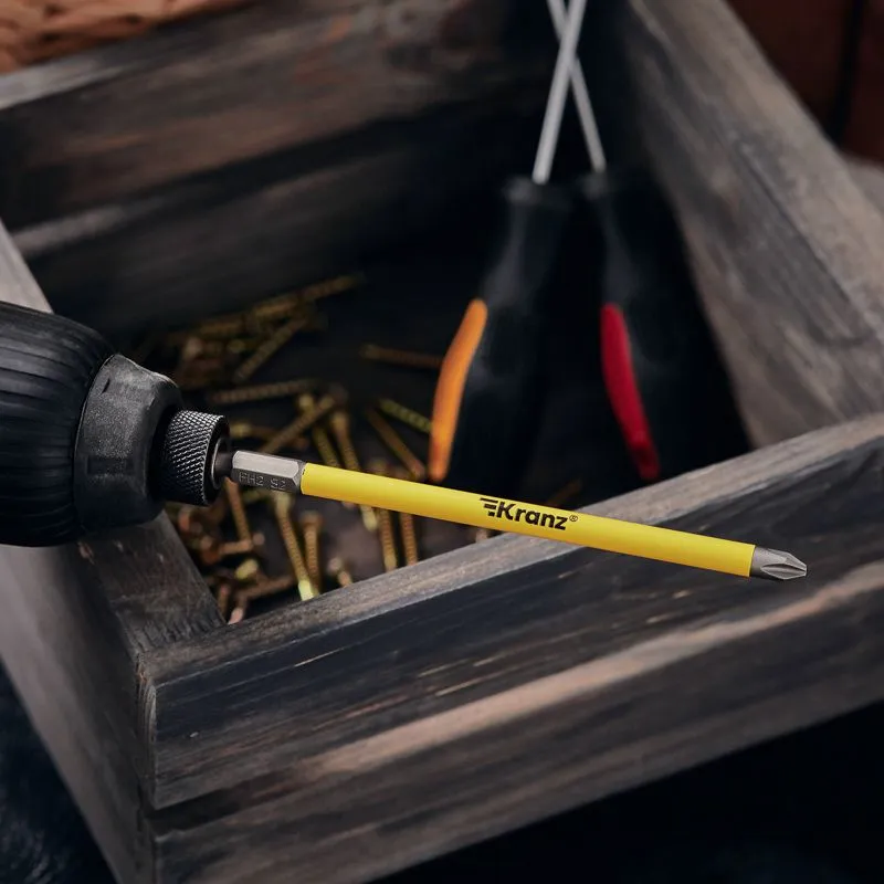 Бита для шуруповерта PH2х127 мм (1 шт./уп.) Kranz - Фото 2