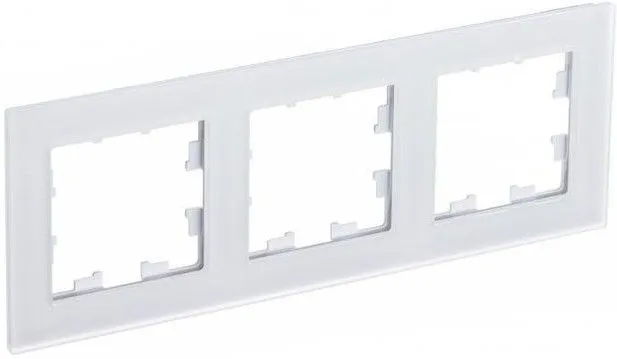 Рамка 3-м AtlasDesign Nature матов. стекло бел. SE ATN330103