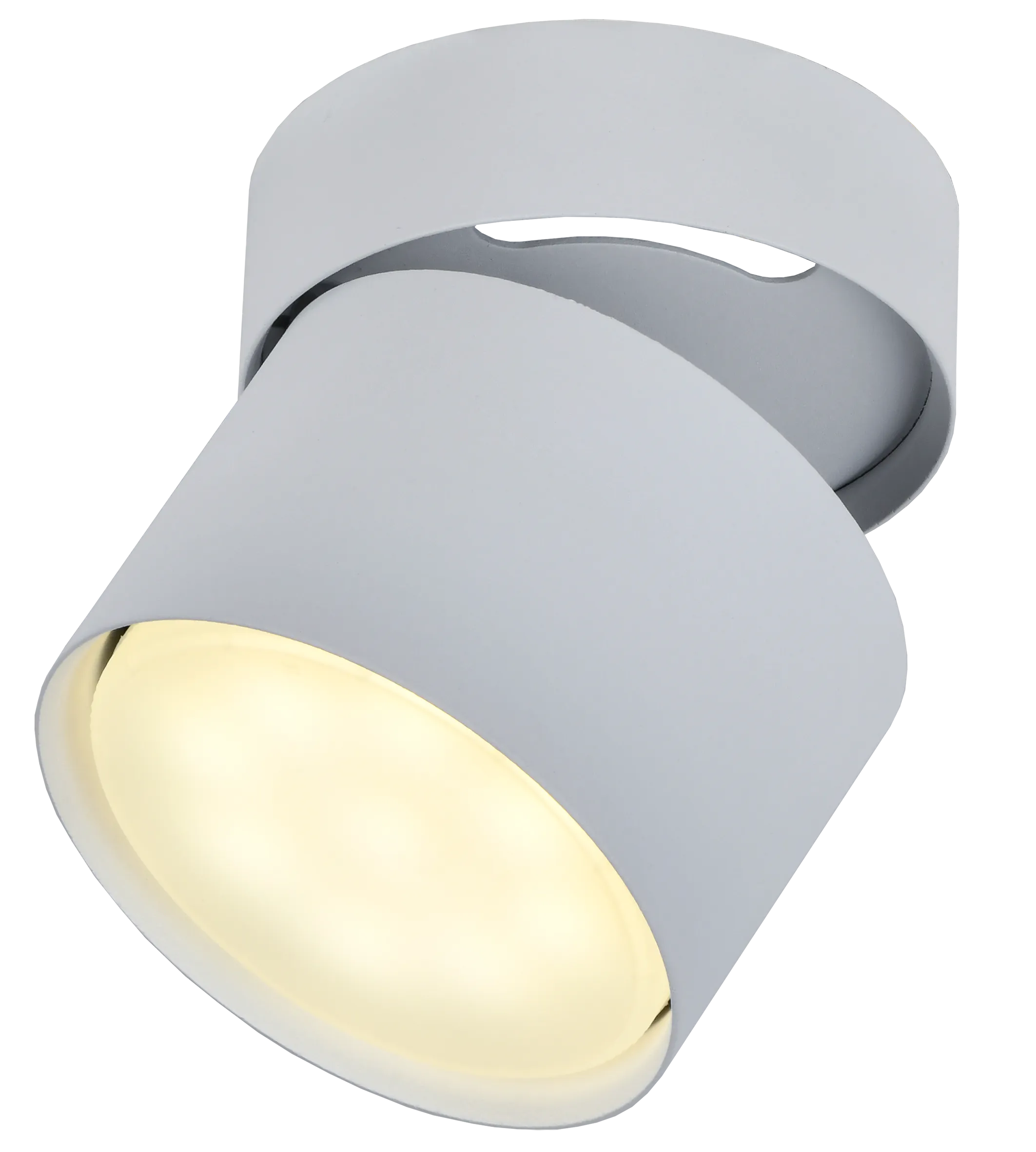 LIGHTING Светильник 4014 накладной потолочный поворотный под лампу GX53 белый IEK - Фото 5