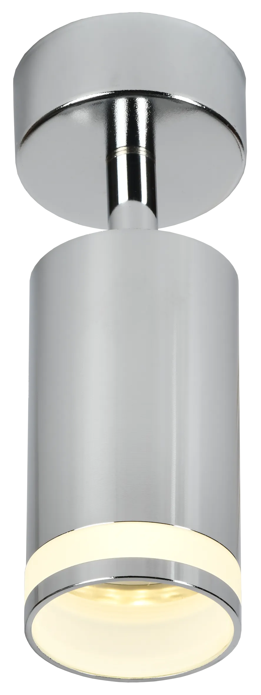 LIGHTING Светильник 4006 накладной настено-потолочный под лампу GU10 хром IEK - Фото 3