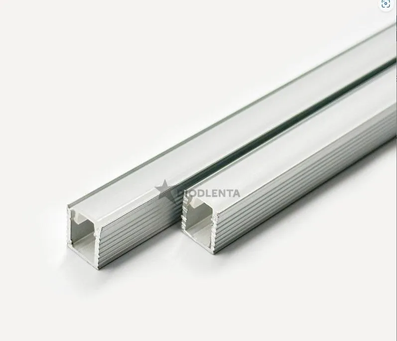 Профиль накладной алюминиевый с экраном GS-0908 Anod L=2m 1238