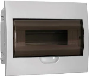 Корпус пластиковый ЩРВ-П-12 черная прозрачная дверь IP41 GENERICA MKP12-V-12-41-G