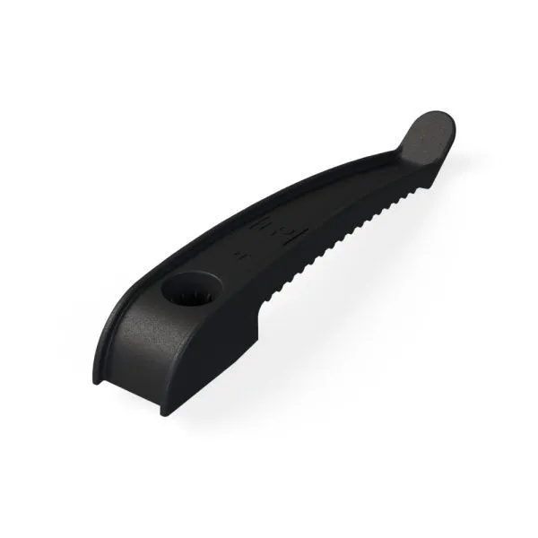 Держатель кабеля односторонний для прямого монтажа черный (20шт/уп) Промрукав