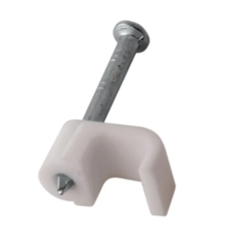 Крепеж кабеля плоский 4х2 мм, белый (50 шт/уп) REXANT 07-4204