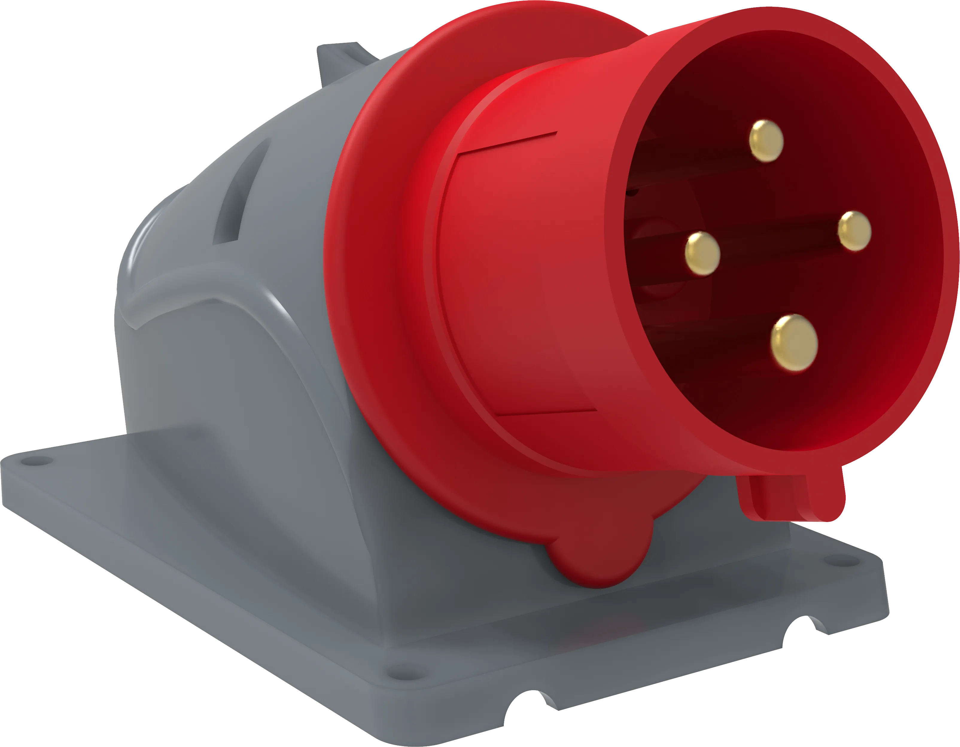 MAGNUM Вилка стационарная ССИ-524 32А-6ч/380-415В 3P+PE IP44 IEK