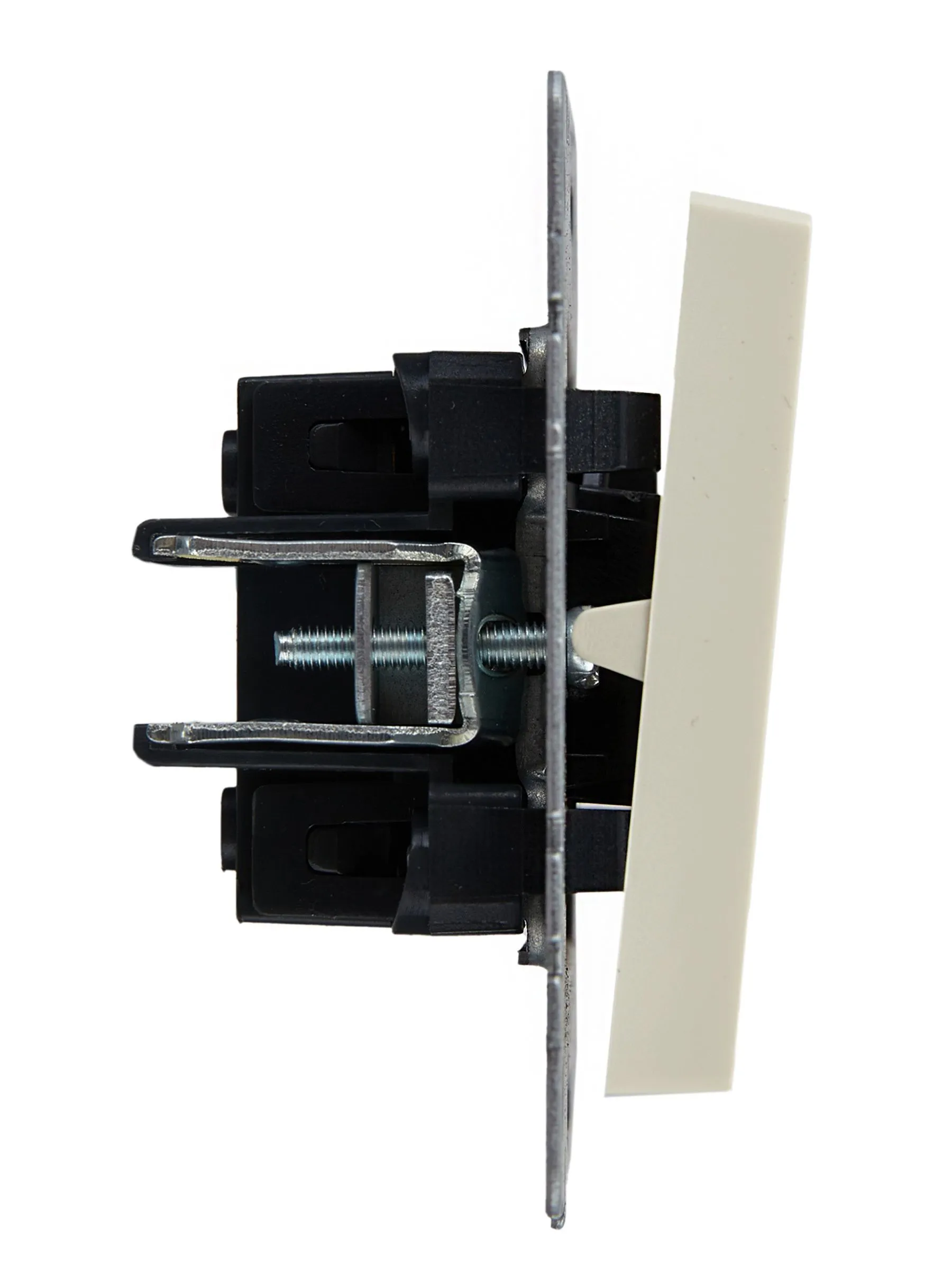 BRITE Выключатель 1-клавишный 10А ВС10-1-0-БрКр бежевый IEK - Фото 6