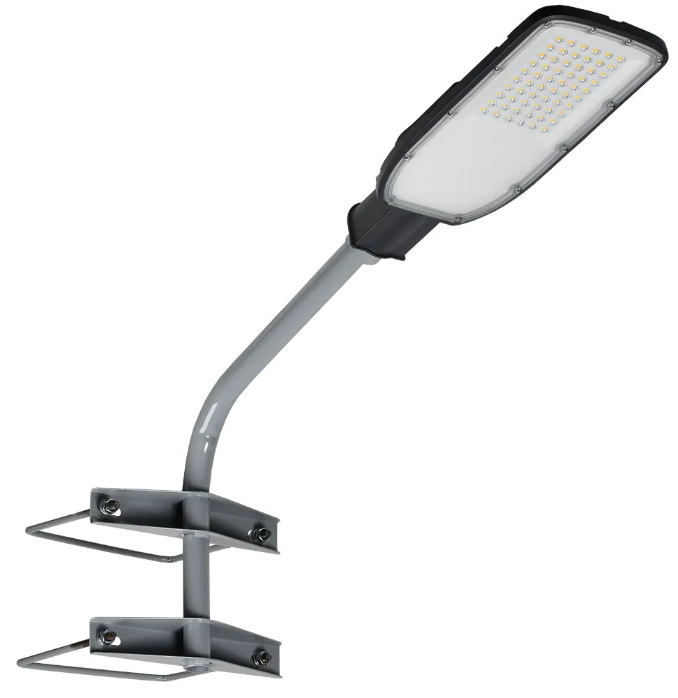 Кронштейн КНО-2 D=48мм L=500мм на опору 2 хомута серый IEK - Фото 3