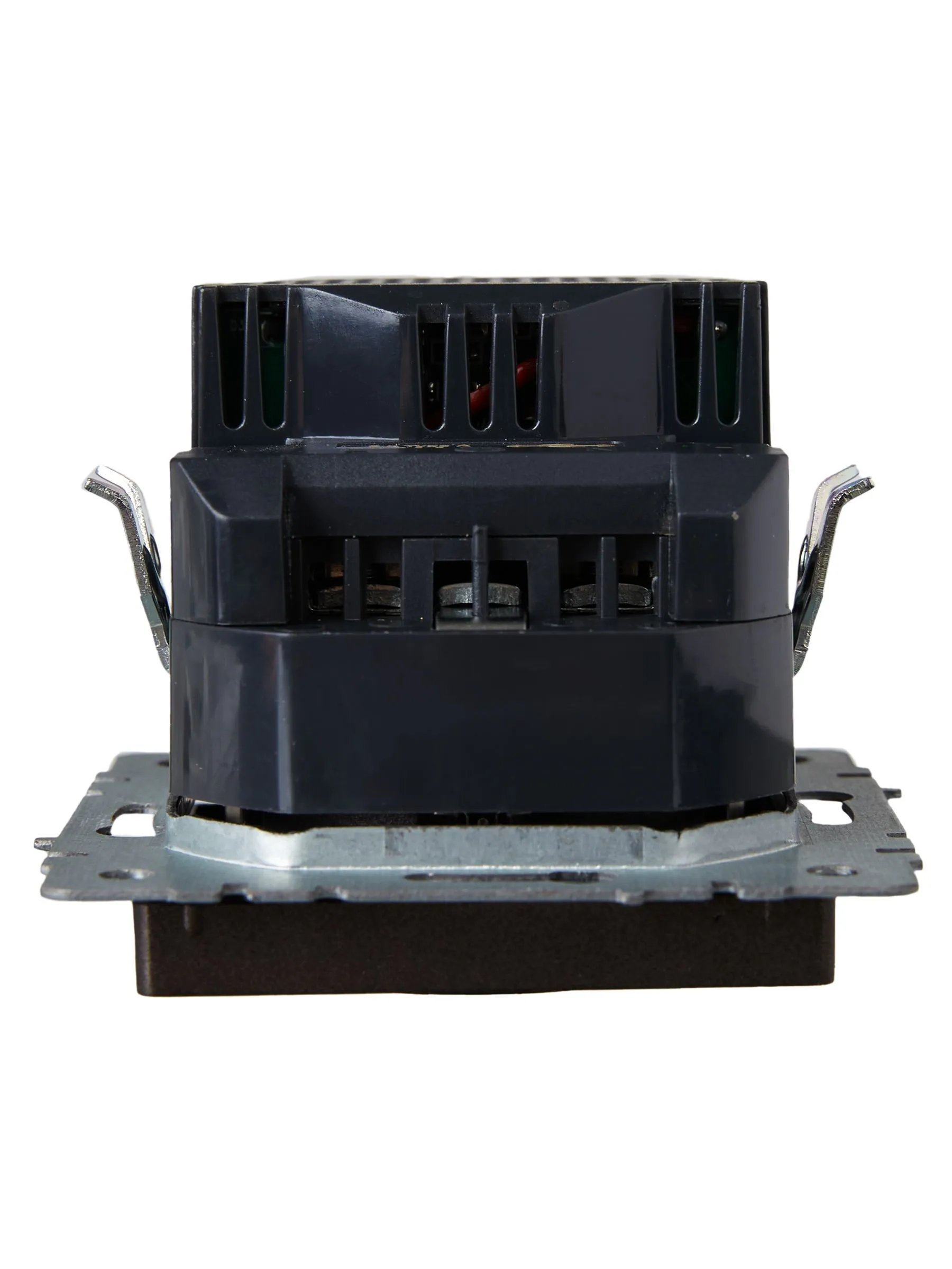 BRITE Розетка 1-местная с заземлением с защитными шторками 16А с USB A+A 5В 2,1А РЮш10-1-БрТБ темная бронза IEK - Фото 4