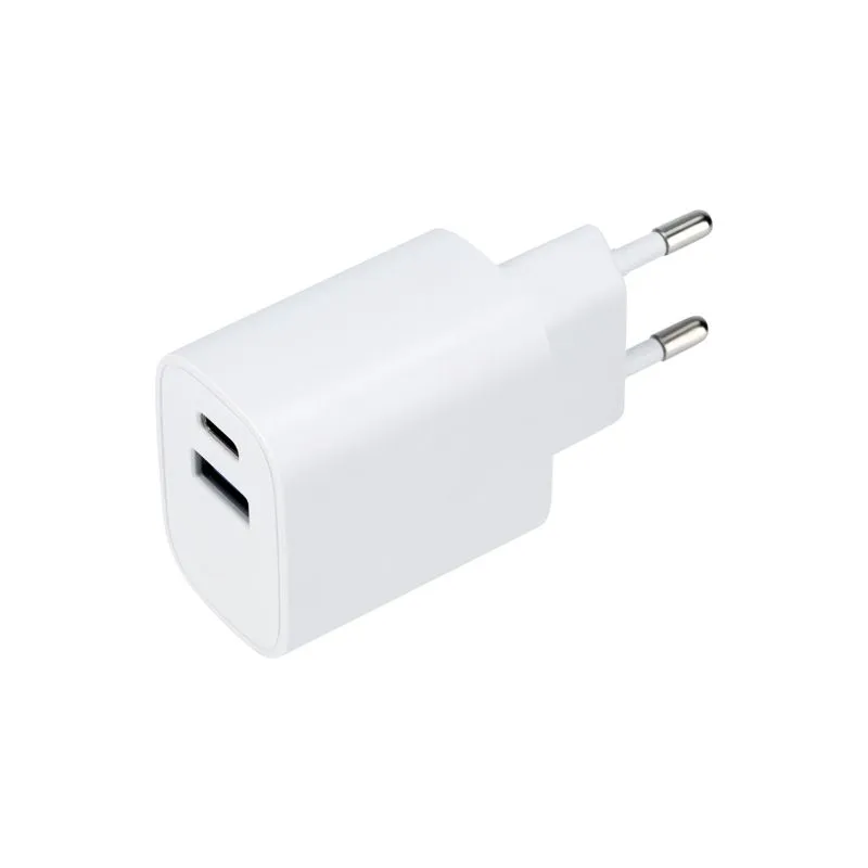 Сетевое зарядное устройство REXANT USB + Type-C, 5V, 2.4 A, белое - Фото 2