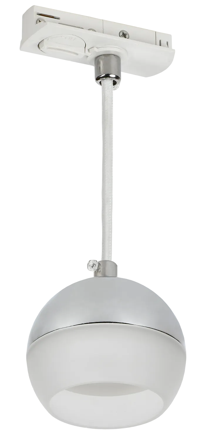 LIGHTING Светильник 4119 декоративный трековый подвесной под лампу GX53 хром IEK LT-UCB0-4119-GX53-1-K23