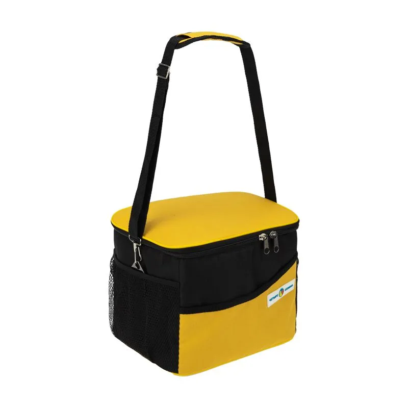 Сумка-холодильник (термосумка) 10л, 2 слоя утепления, с карманами ЧЕТЫРЕ СЕЗОНА - Фото 3