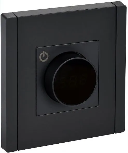 FORTE&PIANO Термостат электронный с индикацией FP152 черный IEK