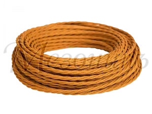 Провод декоративный витой TV+Internet, цвет- медь, ТМ "МезонинЪ, (бухта 45м ) GE72100-33 GE72100-33