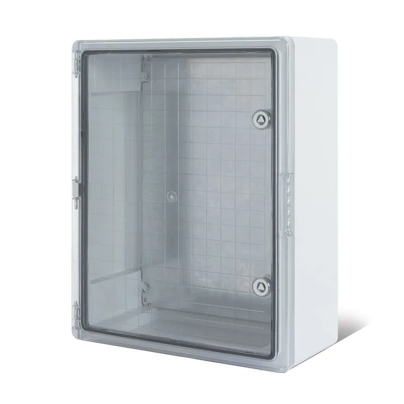 Корпус пластиковый ЩМПп с прозрачной дверцей и монтажной панелью 400х300х220мм, АБС, УХЛ1, IP65 REXANT