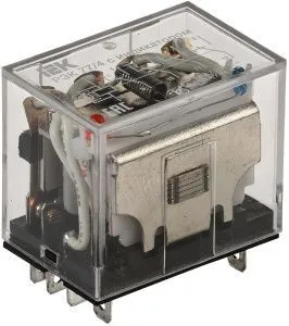 Реле РЭК77/4(LY4) с индикацией 10А 12В AC IEK 