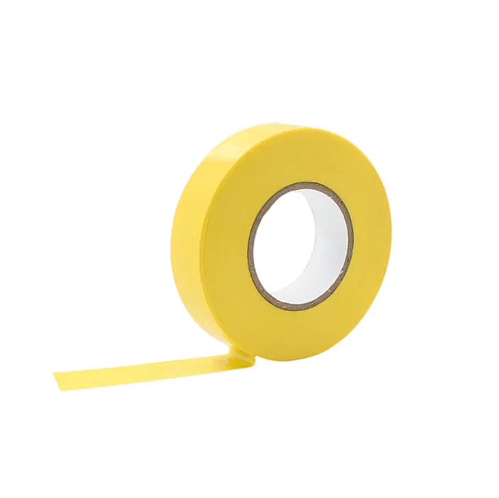 Изолента ПВХ 0,18х19мм, 20м профессиональная желтая (5шт/уп) DEKRON