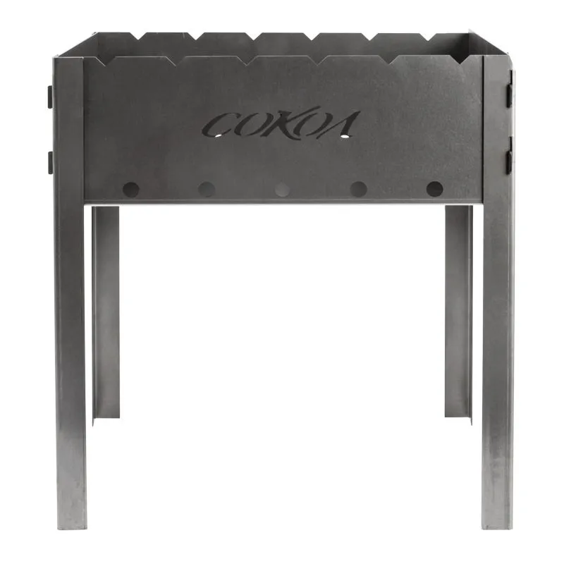 Мангал разборный 445х295х155мм, в картонной коробке СОКОЛ - Фото 3