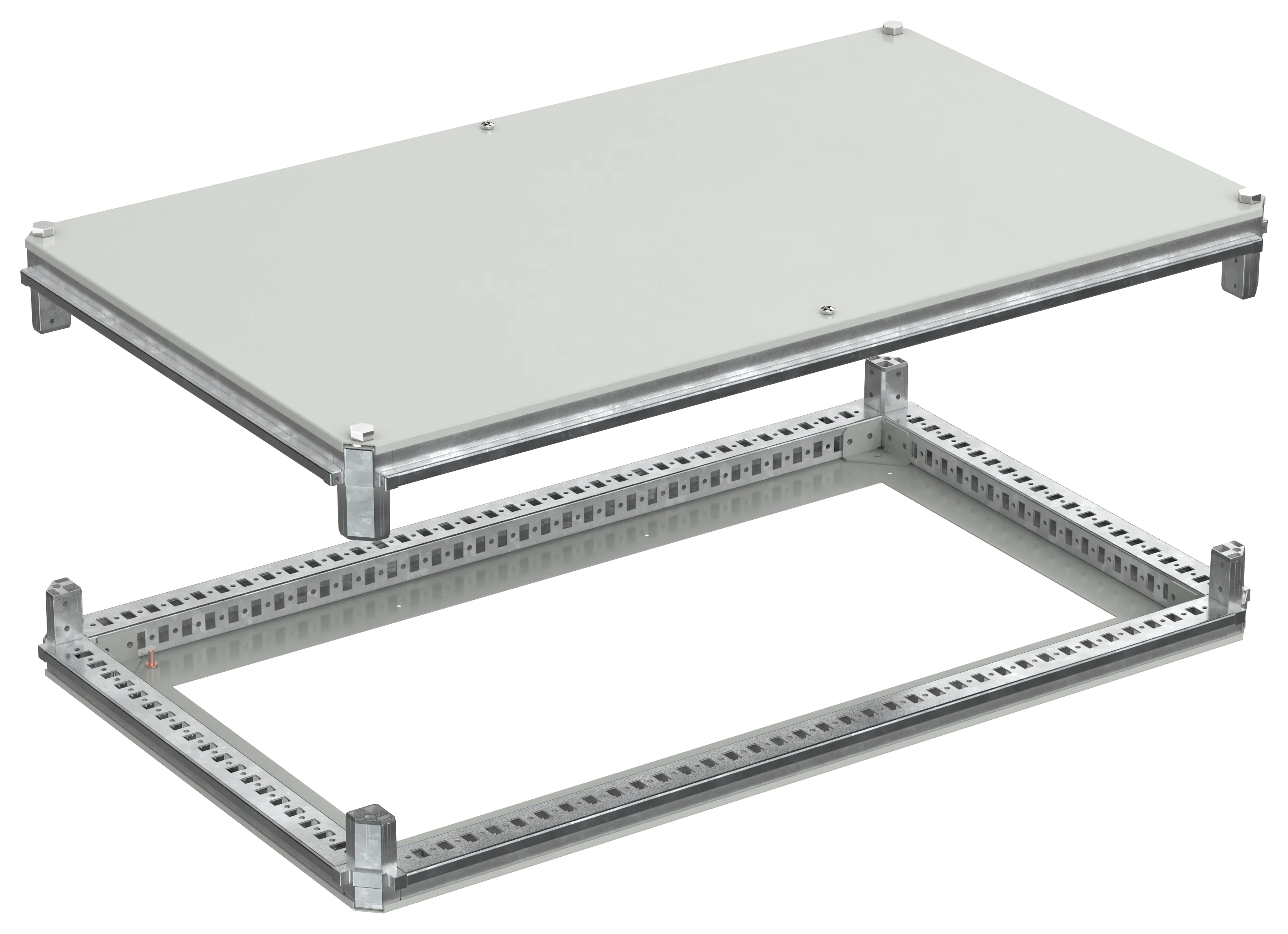 FORMAT Крыша и основание (под фланец) 600х1000мм IEK FO-00-KOF-060-100