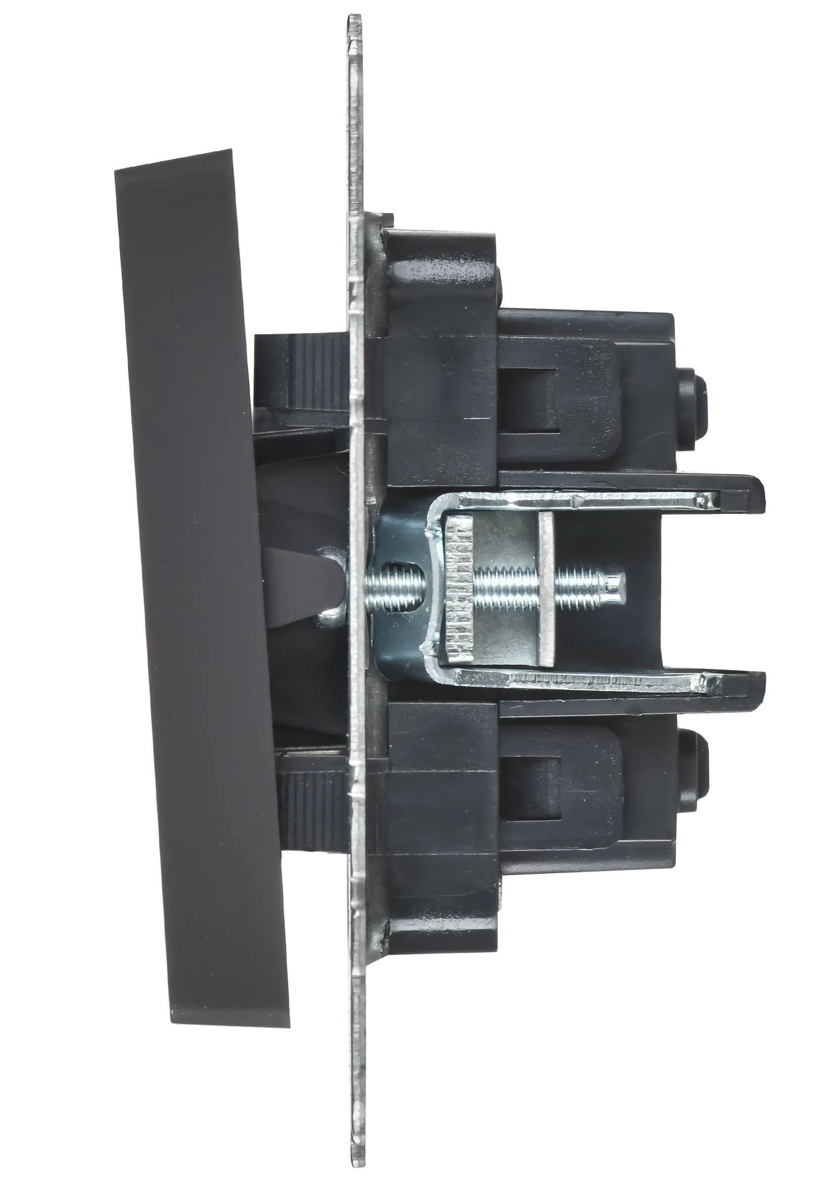 BRITE Выключатель 2-клавишный перекрестный 10А ВС10-2-3-БрГ графит IEK - Фото 6