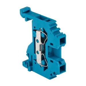 Колодка клеммная пружинная JXB-S-4 32А синяя EKF 