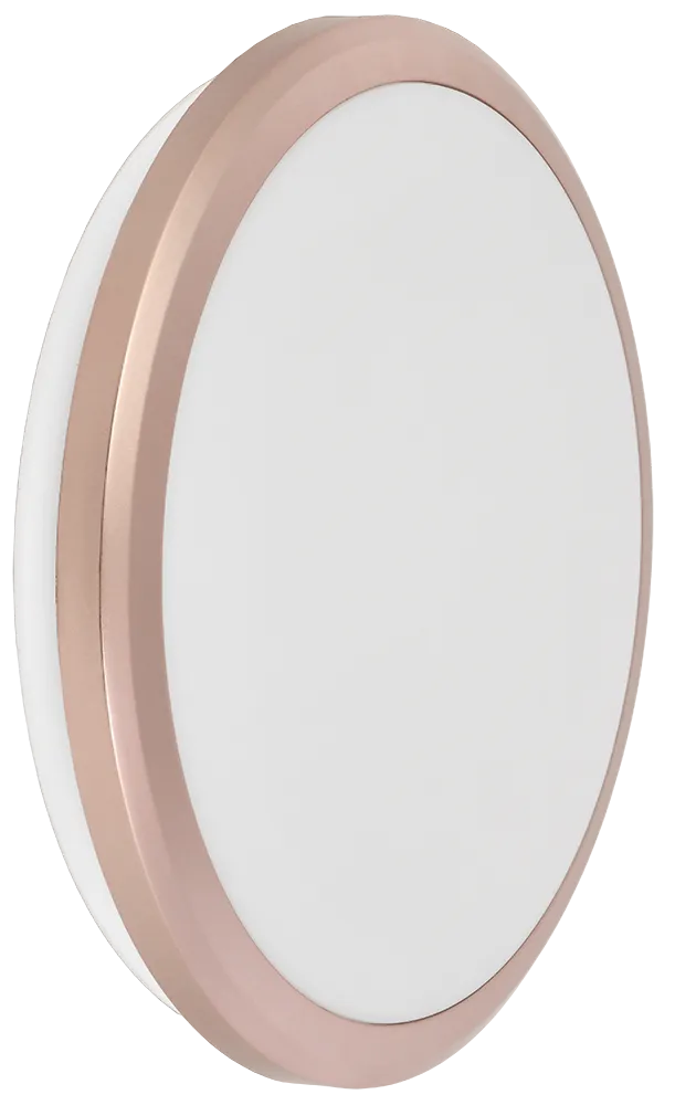 Светильник светодиодный ДПБ 3201 12Вт IP54 4000K круг розовое золото IEK LDPB0-3201-12-4000-K01