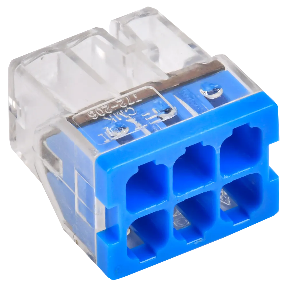 Строительно-монтажная клемма СМК 772-206 компактная IEK