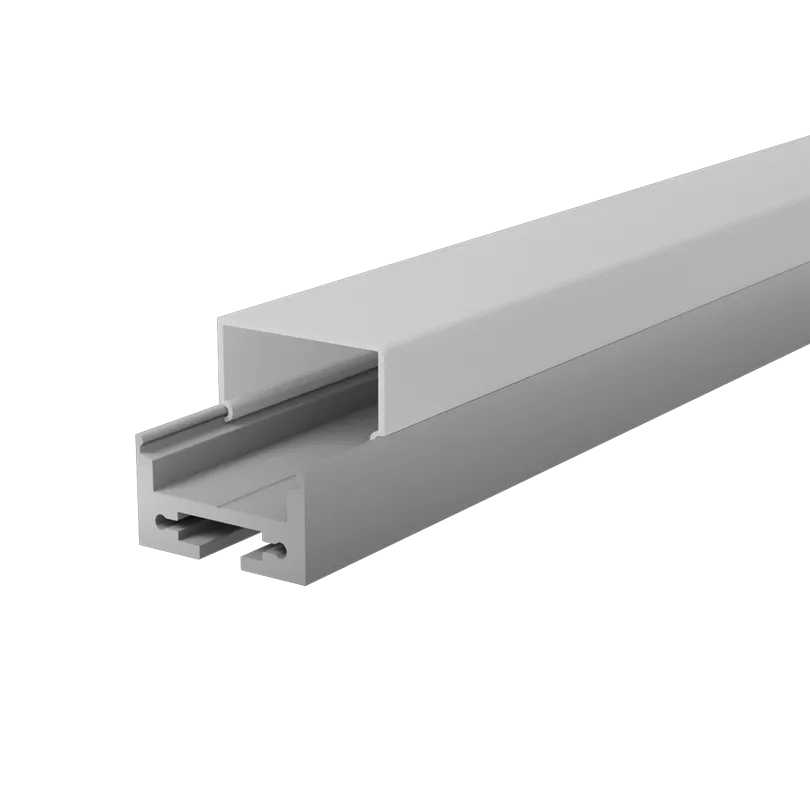 Профиль алюминиевый накладной/подвесной WOLTA WAP-S/H-20/20/2000-A серый 20х20х2000мм WAP-S/H-20/20/2000-A