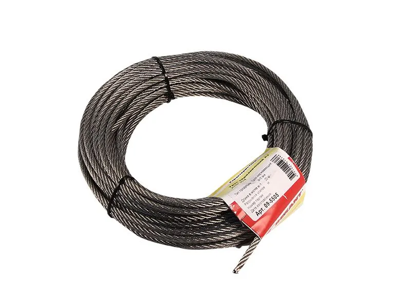 Трос нержавеющий d=5мм (моток 20м) REXANT