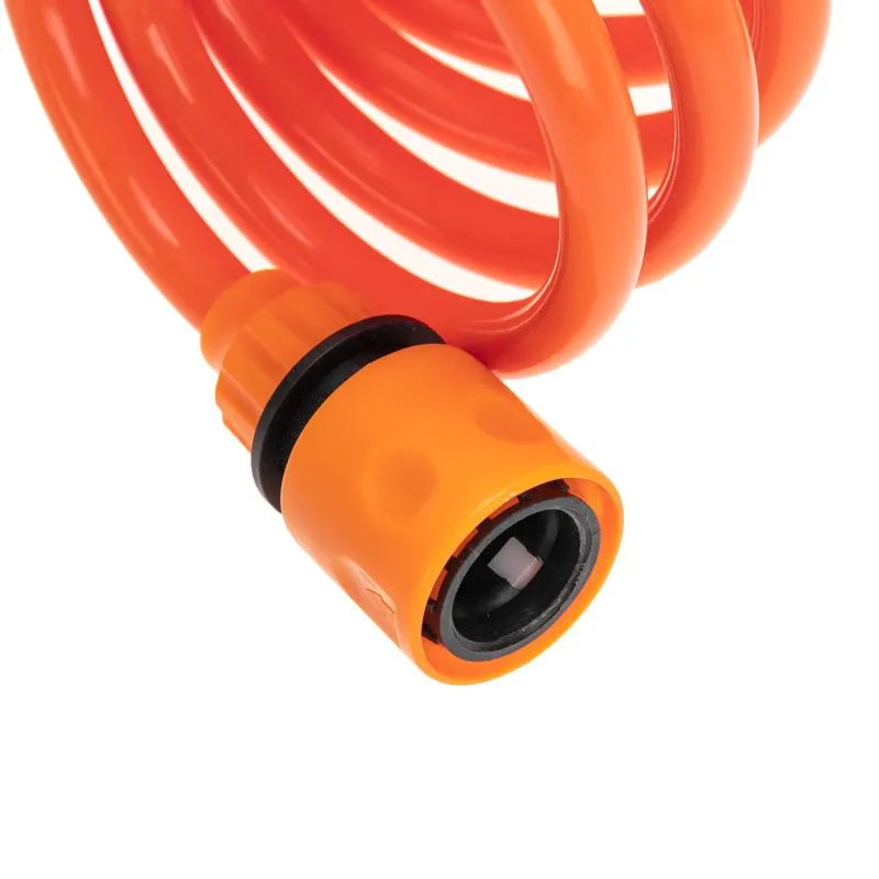 Шланг спиральный, 15м х 8мм, пистолет-распылитель, 2 коннектора, адаптер ЧЕТЫРЕ СЕЗОНА - Фото 4