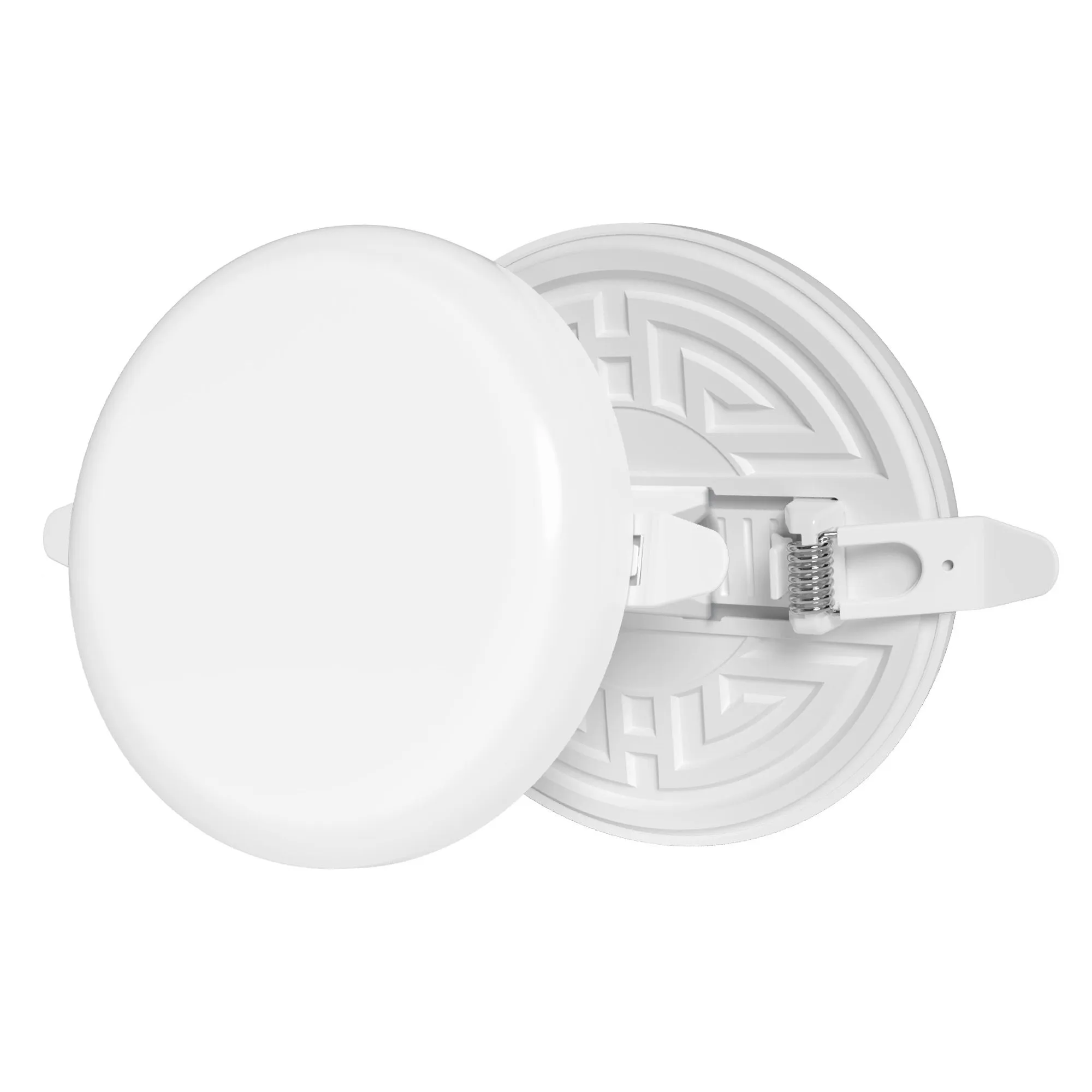 Панель светодиодная встраиваемая безрамочная FLP, 16Вт (12Вт+4Вт), 230В/50Гц, 1360лм, 6500К, IP20, ø