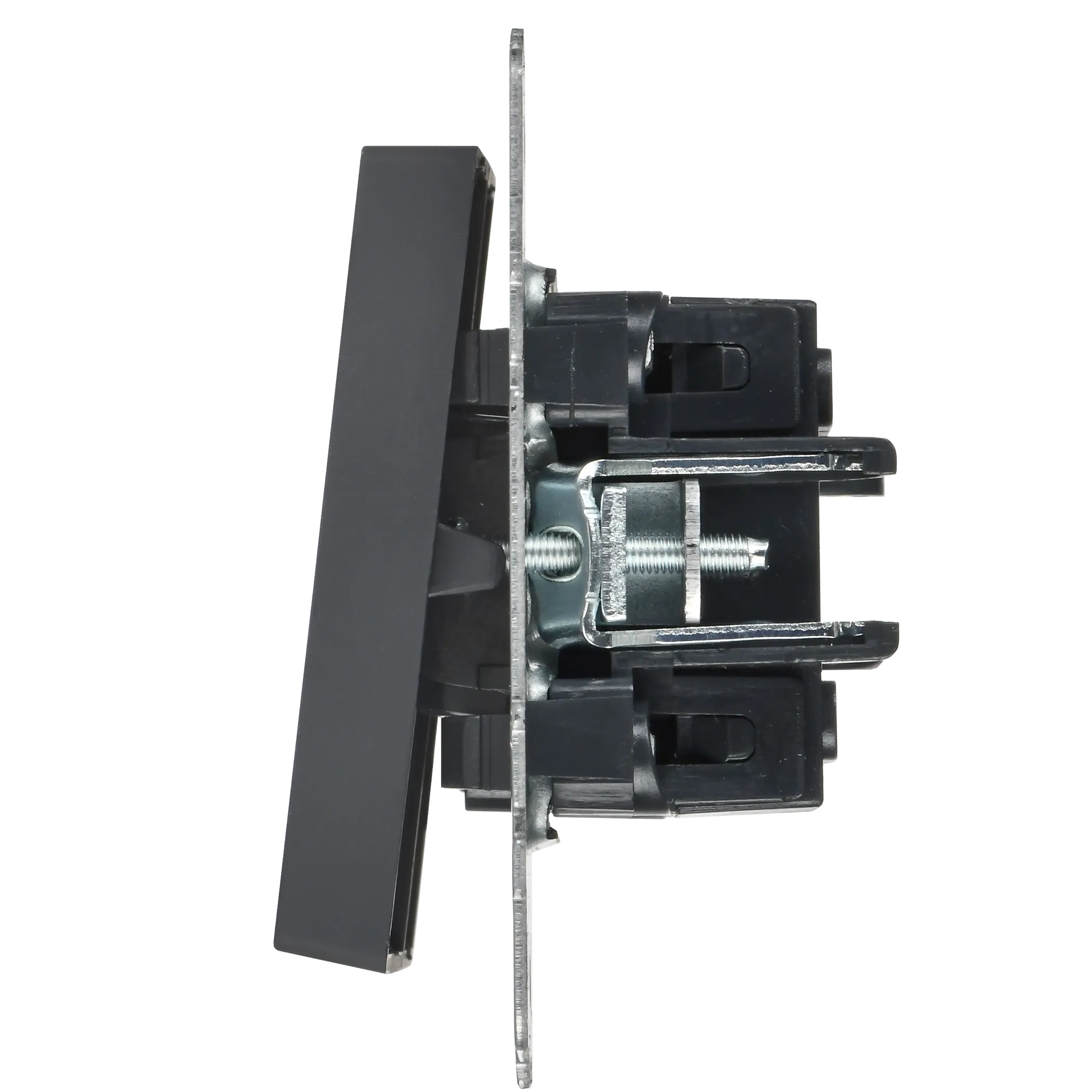 BRITE Выключатель 2-клавишный с индикацией для отелей 10А ВС10-2-9-БрГ графит IEK - Фото 7