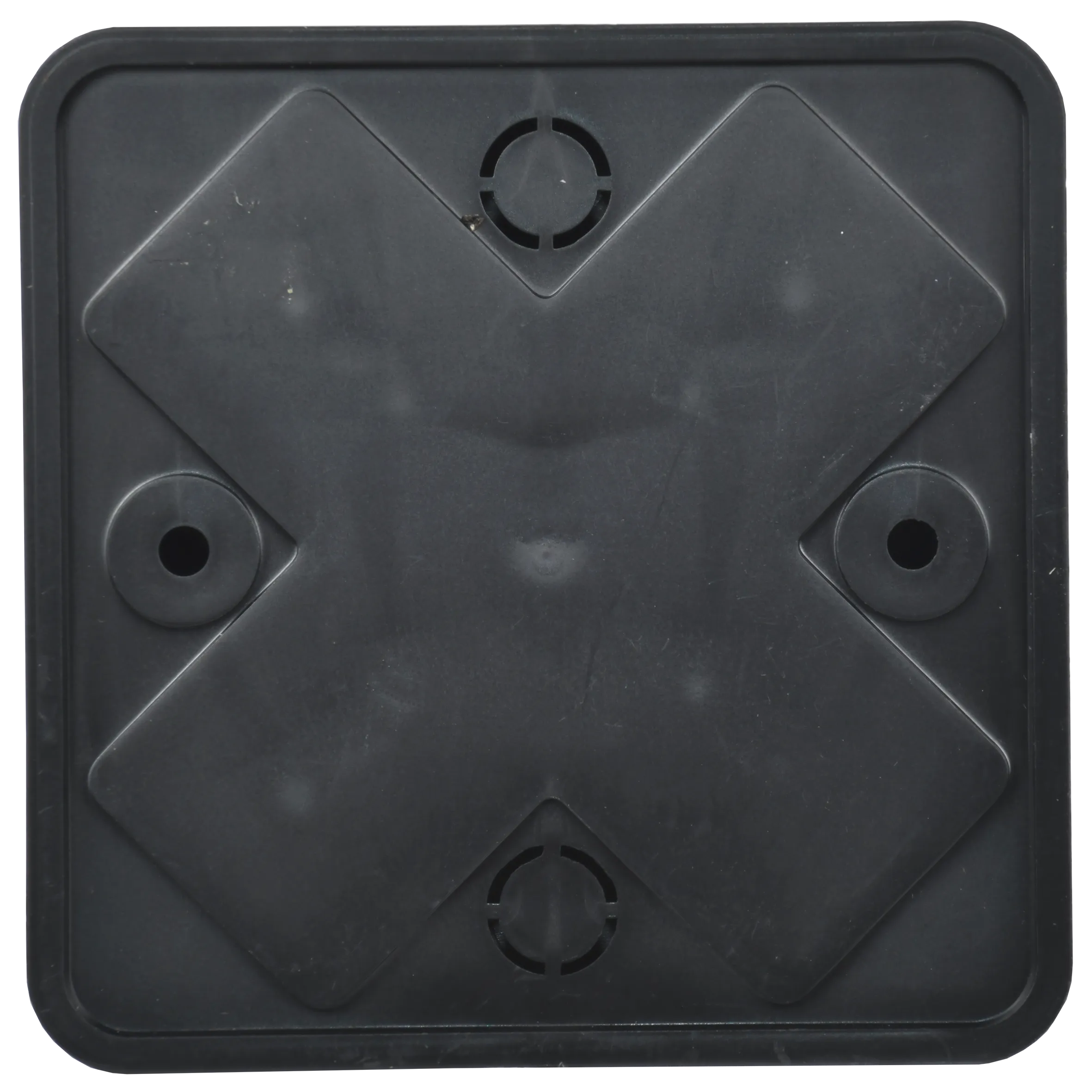 Коробка распаячная КМ для открытой проводки безгалогенная (HF) 75х75х28мм черная (RAL 9005) IEK - Фото 3