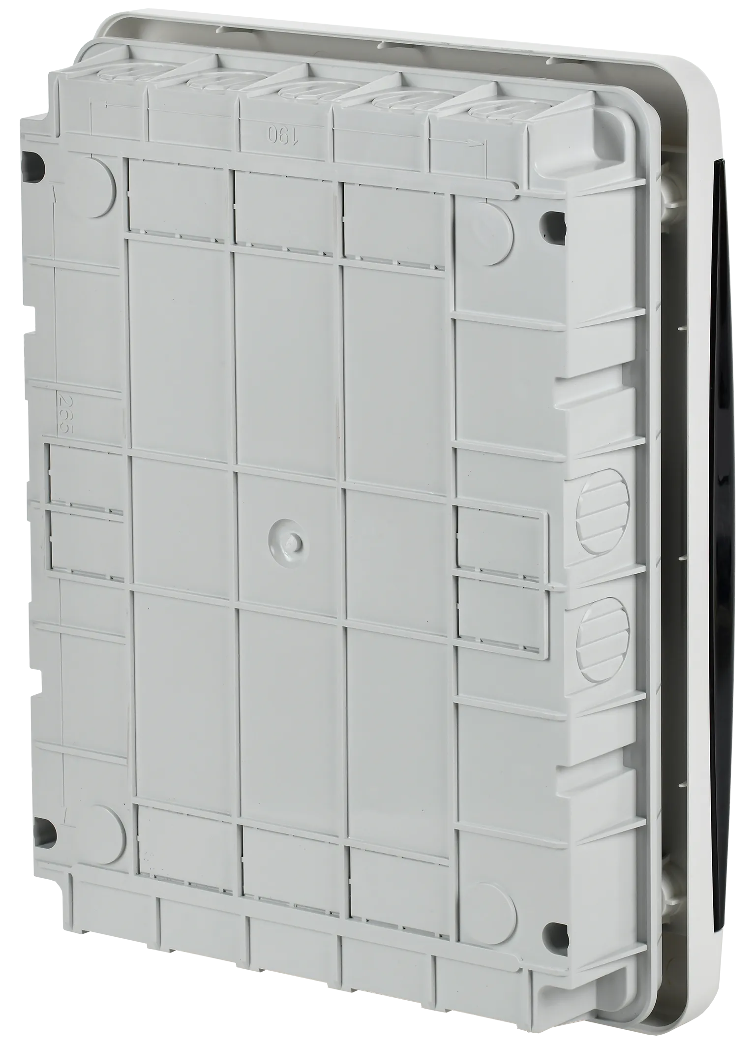 TEKFOR Корпус пластиковый ЩРВ-П-24 IP41 черная прозрачная дверь IEK - Фото 6