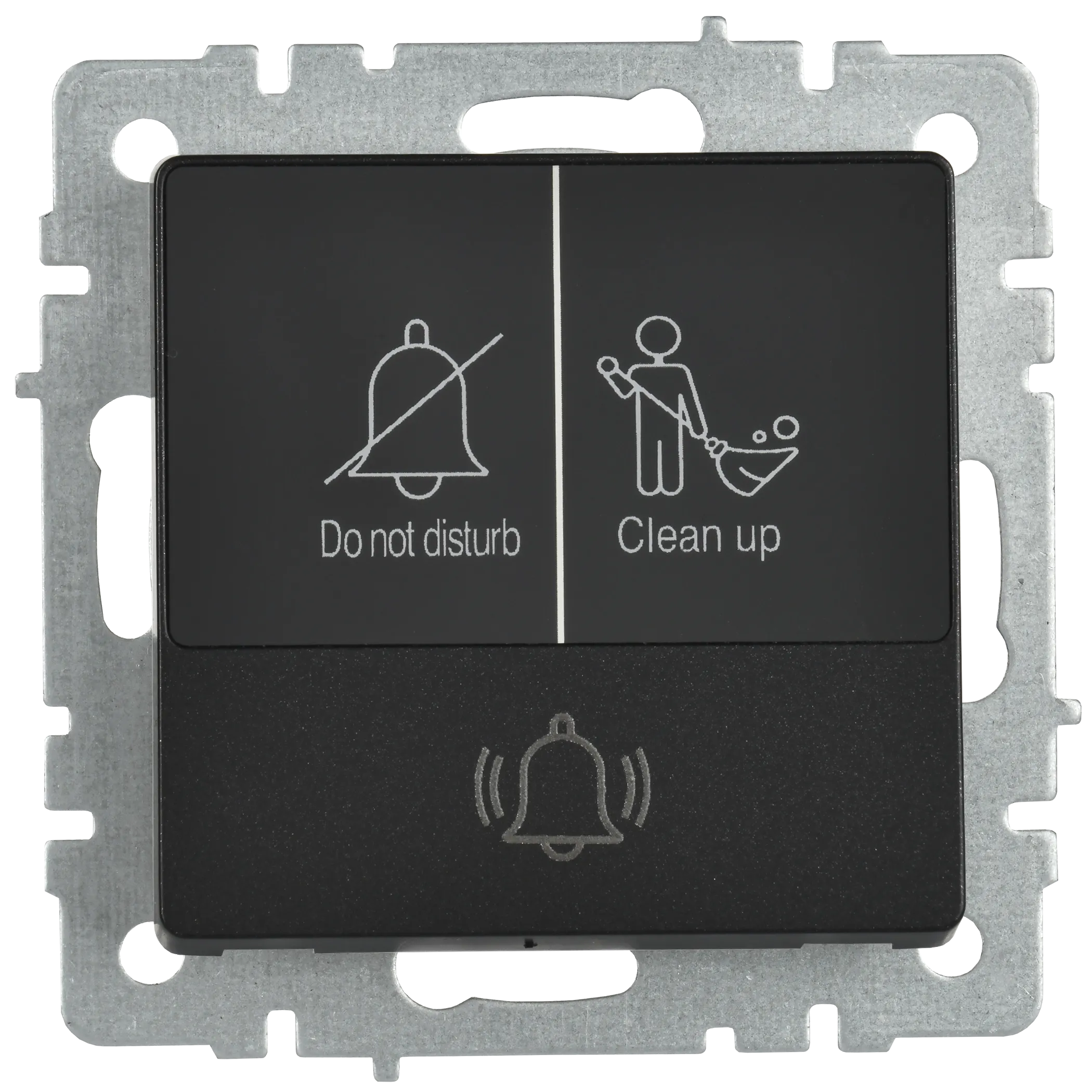 BRITE Кнопка звонка с индикацией для отелей 10А ВС10-1-9-БрЧ черный IEK - Фото 8