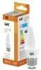 Лампа светодиодная "Свеча-C37" 5 Вт 400lm 3000K E27 IEK (ЭФ) LL-I-C37-5-230-30-E27
