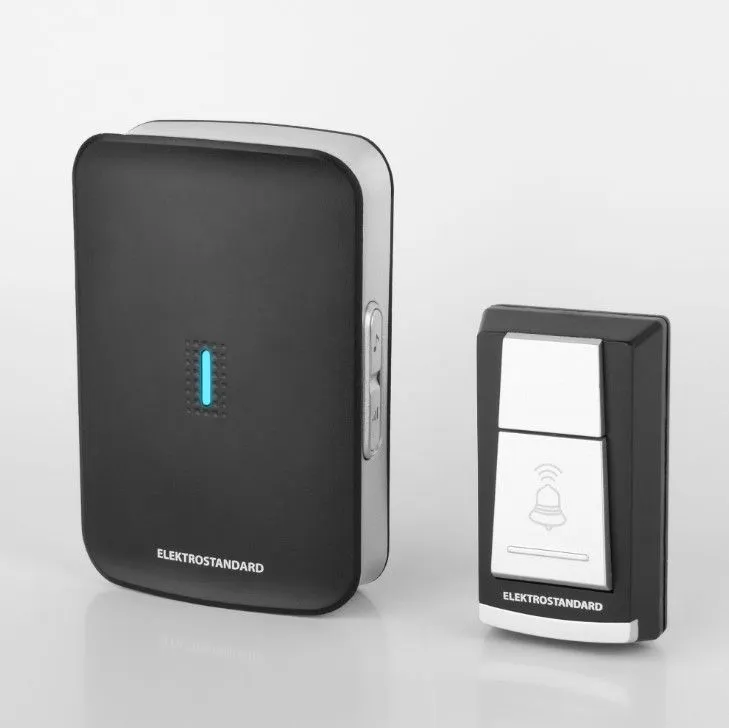 Звонок беспроводной 36M IP44 DBQ19M WL черный Elektrostandard a044638