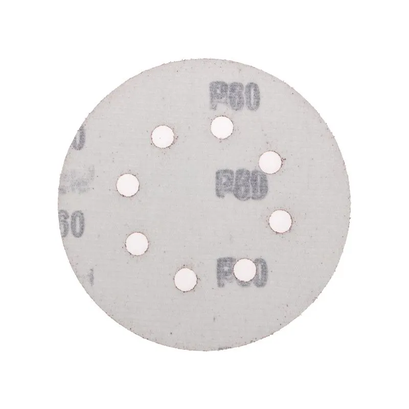 Диск абразивный на ворсовой основе, на липучке, перфорированный, P60, 125мм, 10 шт. KRANZ - Фото 2