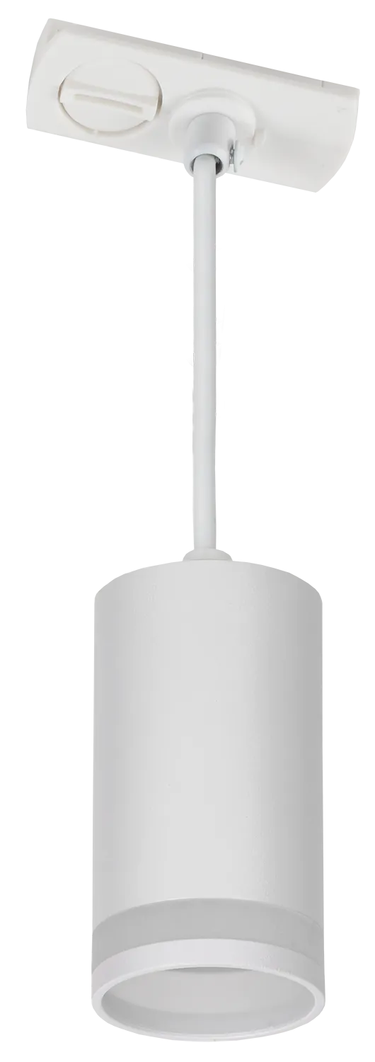 LIGHTING Светильник 4117 декоративный трековый подвесной под лампу GU10 белый IEK