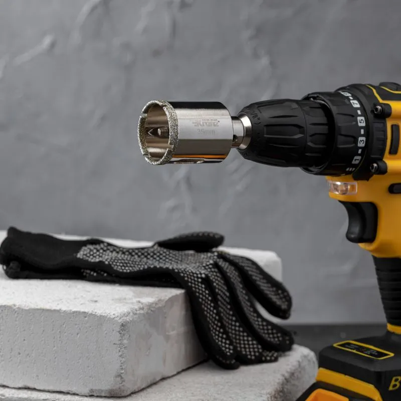 Коронка алмазная 38мм по керамограниту с центровочным сверлом KRANZ - Фото 4