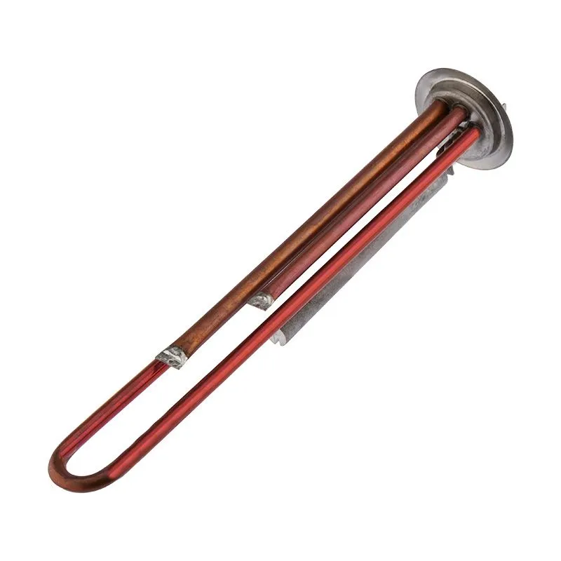 Нагревательный элемент для бойлера ТЭН RF64 1,3 кВт, фланец 64 мм, медь, клеммы под разъем, L295мм, 220V + анод М4 REXANT