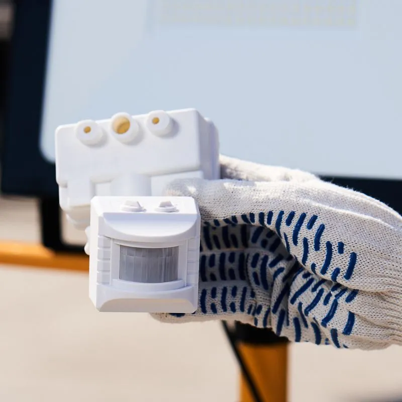 Датчик движения к прожектору ДДПР 01, 120°, 1200 Вт, 3-2000 Лк, 12 м,10-420 сек. IP44  REXANT - Фото 2