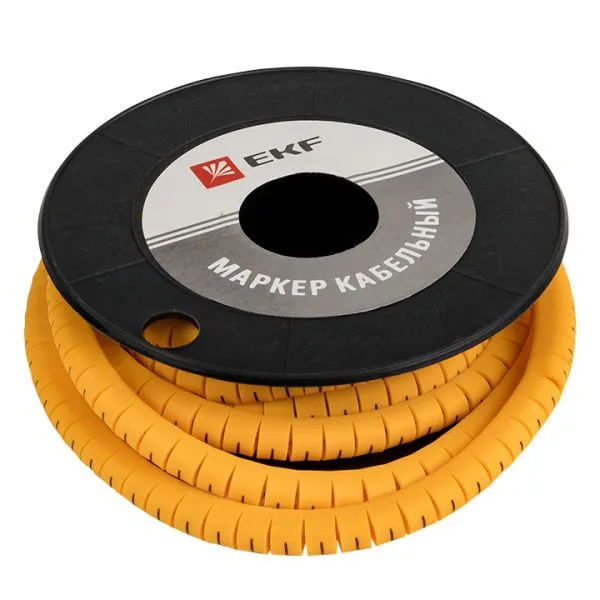 Маркер кабельный 4,0 мм2 "L" (500 шт.) (ЕС-2) EKF