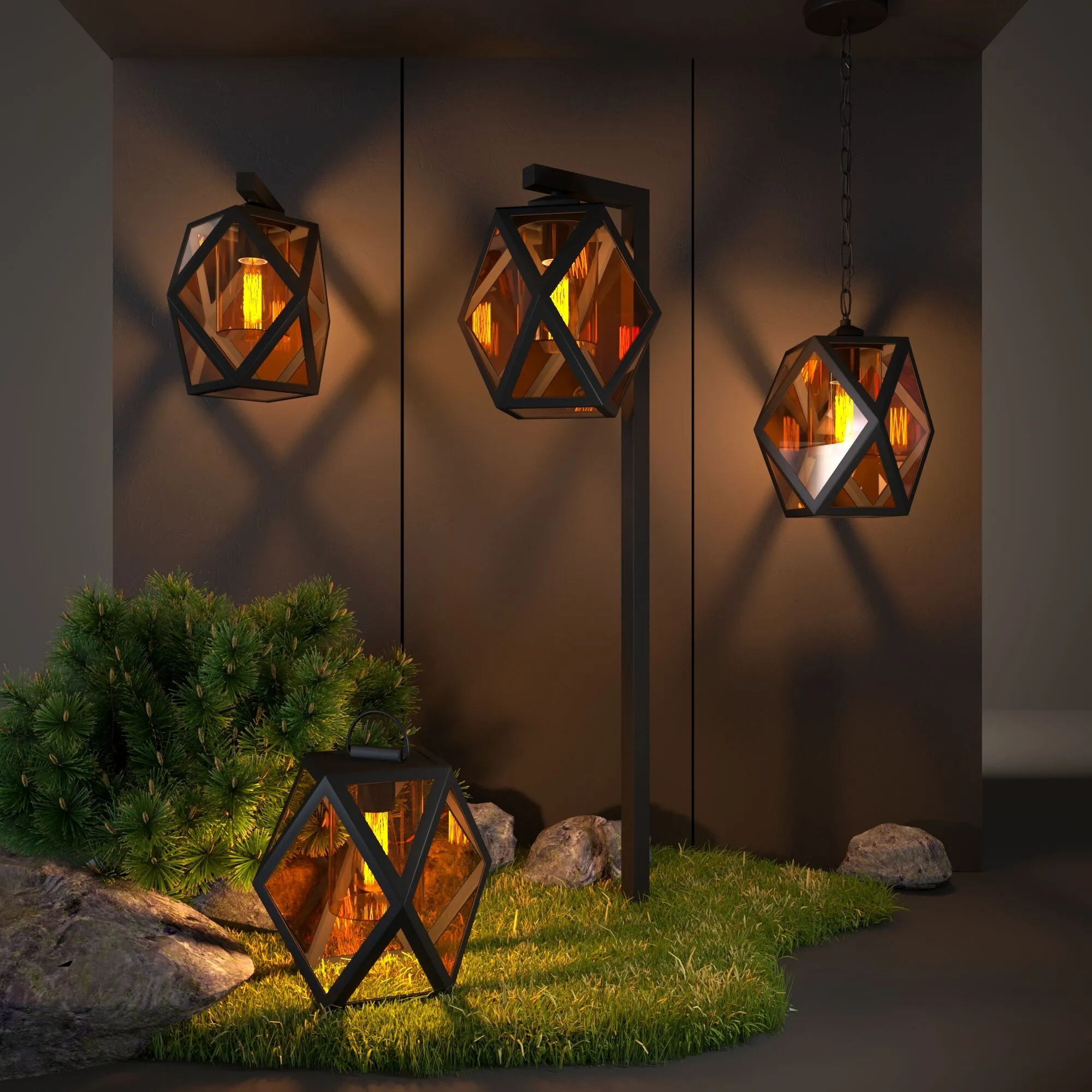 Светильник ландшафтный Ambra S IP44 35133/S черный Elektrostandard