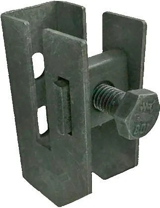 Держатель для полосы толщиной до 8мм с фиксирующим  болтом